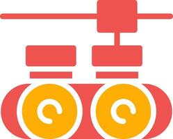 Conveyor Belt Creative Icon Design vector