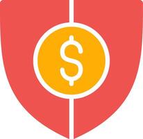 Shield Money Creative Icon Design vector