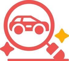 Car Finder Creative Icon Design vector