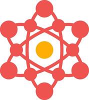 Atom Creative Icon Design vector