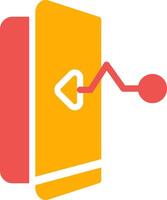 Exit Strategy Creative Icon Design vector
