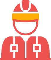 Worker Creative Icon Design vector