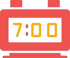 Digital Clock Creative Icon Design vector
