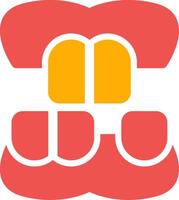 Denture Creative Icon Design vector