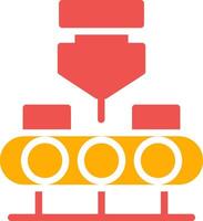 Conveyor Belt Creative Icon Design vector