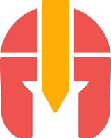 Helmet Creative Icon Design vector