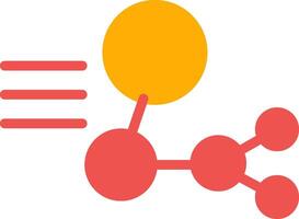 diseño de icono creativo de estructura molecular vector