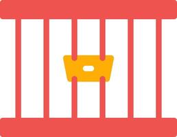 Jail Creative Icon Design vector