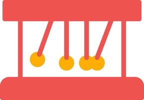 Newton Cradle Creative Icon Design vector