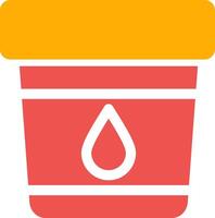 Urine Sample Creative Icon Design vector