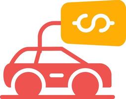 Buy a Car Creative Icon Design vector