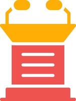 Lectern Creative Icon Design vector