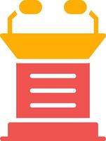 Lectern Creative Icon Design vector