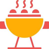 Grill Creative Icon Design vector