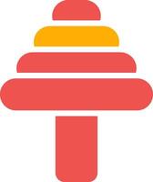 Edge Step Drill Creative Icon Design vector