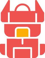 Backpack Creative Icon Design vector