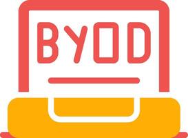 BYOD Tour Creative Icon Design vector