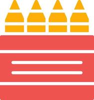 Crayons Creative Icon Design vector