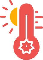 Hot Temperature Creative Icon Design vector