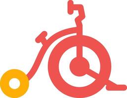 Circus Bike Creative Icon Design vector