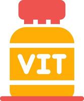 diseño de icono creativo de vitaminas vector