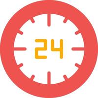 Hours Creative Icon Design vector