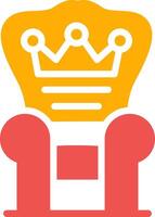 Throne Creative Icon Design vector