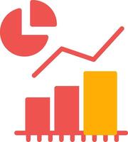 Statistical Analysis Creative Icon Design vector