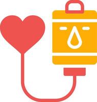 Blood Donation Creative Icon Design vector