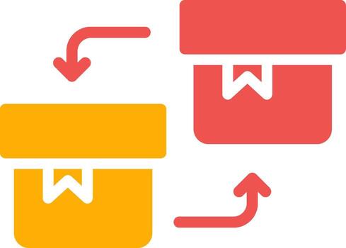 diseño de icono creativo de reemplazo vector