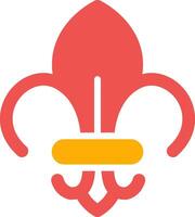 Fleur De Lis Creative Icon Design vector