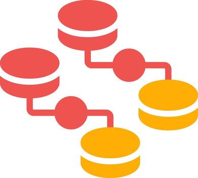 Unstructured Data Creative Icon Design vector