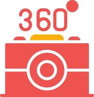 360 cámara creativo icono diseño vector
