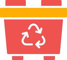 diseño de icono creativo de papelera de reciclaje vector