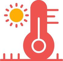 diseño de icono creativo de alta temperatura vector