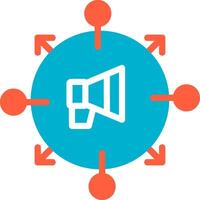 Viral Content Creative Icon Design vector