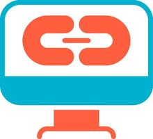 Link Creative Icon Design vector