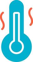 Hot Temperature Creative Icon Design vector