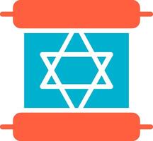 Scroll torah Creative Icon Design vector