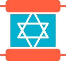 Scroll torah Creative Icon Design vector