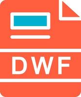 DWF Creative Icon Design vector