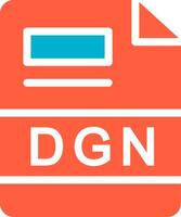 DGN Creative Icon Design vector