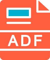 ADF Creative Icon Design vector