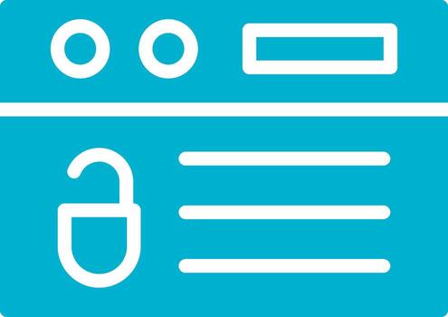 abierto fuente creativo icono diseño vector