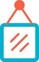 Mirror Creative Icon Design vector