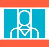 Prisoner Creative Icon Design vector