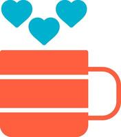 Love Tea Creative Icon Design vector