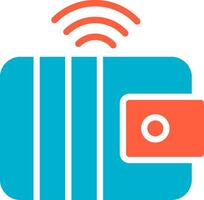 Smart Wallet Creative Icon Design vector