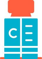 Vitamins Creative Icon Design vector