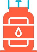 Gas Cylinder Creative Icon Design vector
